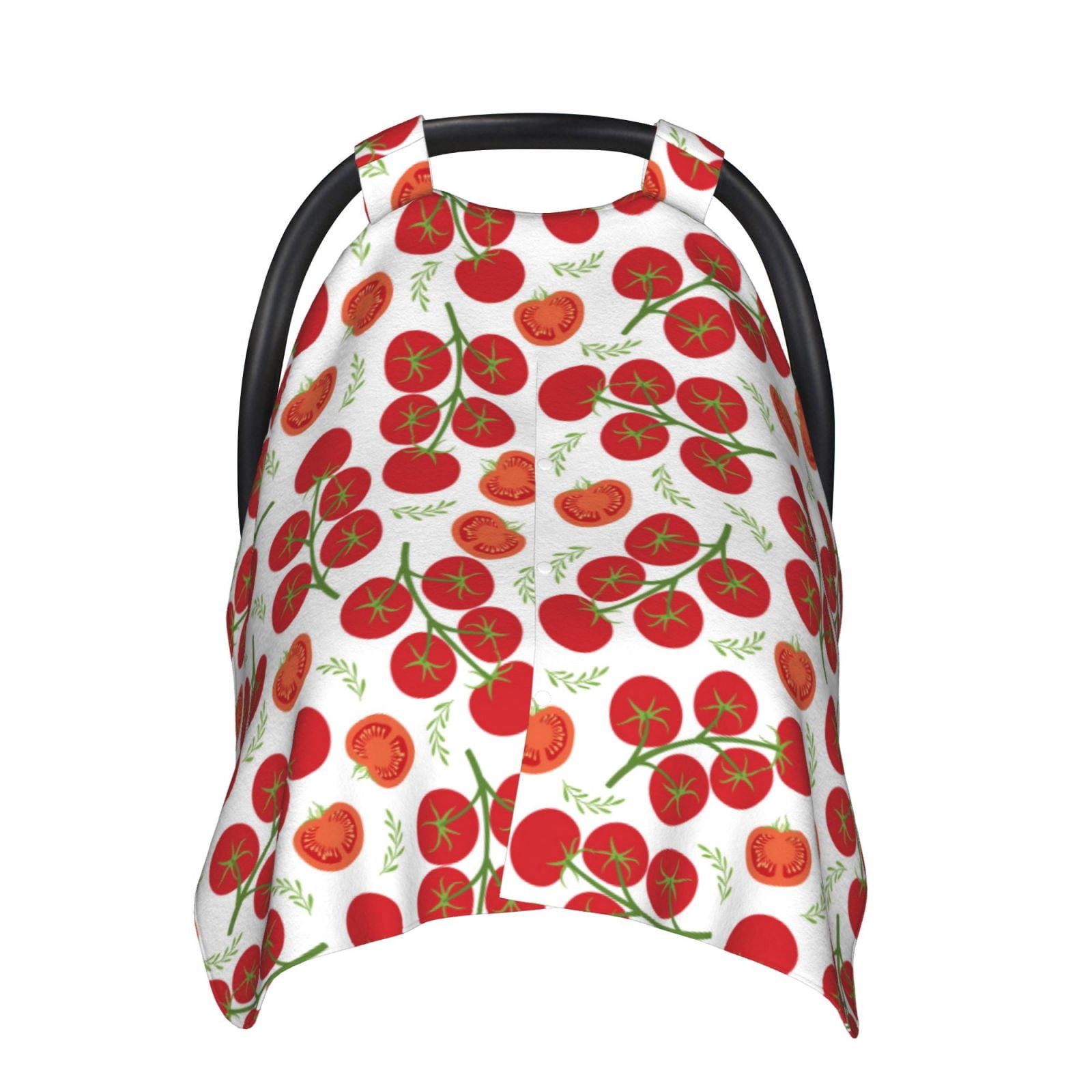 Naloa Tomato Baby Car Seat Cover, Breathable Baby Carrier Cover, Multiuse Baby Carrier Cover & Nursing Breastfeeding Cover