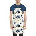 thumbnail image 1 of Naloa Tractor And Vehicle Apron Kitchen Aprons with Pockets for Women Men Chef, 1 of 8