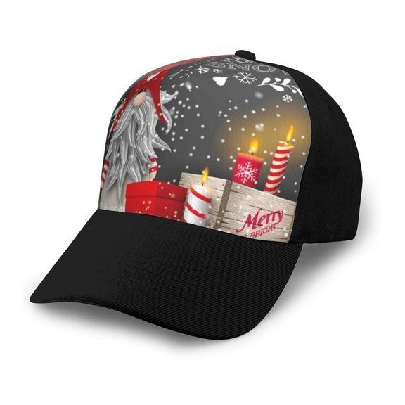 Naloa Traditional Scandinavian Dwarf Adult adjustable Print Baseball Hat, Patchwork curved brim baseball capfor Men and Women, One Size