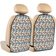 thumbnail image 1 of Naloa Train 2Pcs Anti-Kick Back Seat Cover Kick Mat, Car Seat Protector with 3 Storage Pockets, 1 of 8