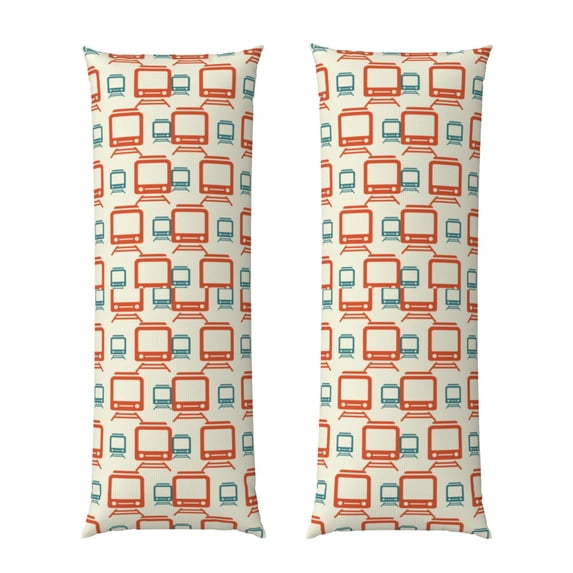 Naloa Train1 Super Soft 20x60 Body Pillow Case,Long Side Hidden Zipper(PILLOWS ARE NOT INCLUDED)