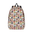 thumbnail image 1 of Naloa Transport Canvas Backpack for Men Women Rucksack Casual Travel Daypack College Tote Satchel Bookbag for Teens-Medium, 1 of 7