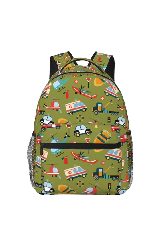 Transportation Prints Print Solid Color Tie Formal Necktie for MenSuitable for business, daily life, work