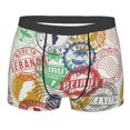 thumbnail image 1 of Naloa Travel Stamp Print Mens Underwear - Boxers for Men, Classic Briefs for Men, 1 of 9