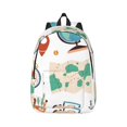 thumbnail image 1 of Naloa Travel1 Canvas Backpack for Men Women Rucksack Casual Travel Daypack College Tote Satchel Bookbag for Teens-Small, 1 of 7