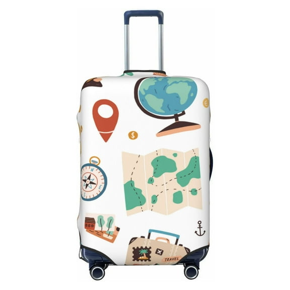 Naloa Travel1 Elastic Suitcase Protector, Travel Suitcase Protector Cover Fits 18-32in Suitcase - Small