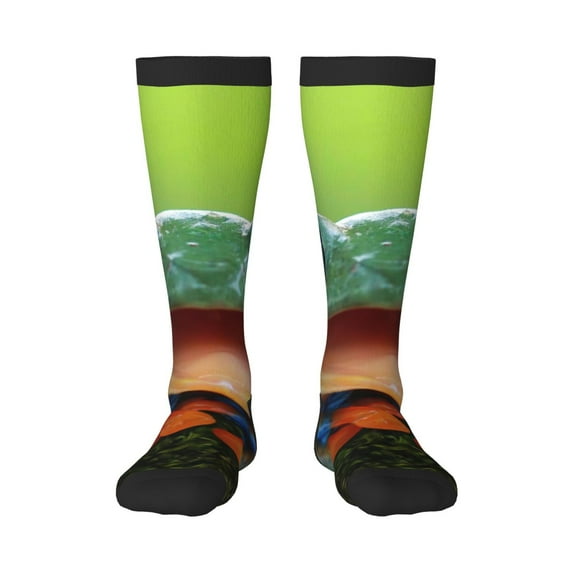 Naloa Tree Frog Knee Socks, High Socks Long Stretchy Sock Women Knee High Stocking, Long Socks for Women