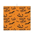 thumbnail image 1 of Naloa Trick Or Treat Dish Drying Mat for Kitchen Counter, Heat Resistant Drainer Mats, Absorbent Draining Mat,Dish Rack Pad,16"x18", 1 of 8