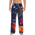 thumbnail image 1 of Naloa Tropical Flower Pajama Pants Men, PJ Bottoms, Sleep & Lounge Pants-XX-Large, 1 of 6