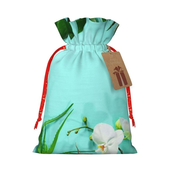 Naloa Tropical Pineapple Drawstring Christmas Bags, 3D Xmas Gift Bags, Christmas Wrapping Bags, Xmas Goodie Bags, Treat Pouch Bags, Party Favor Bags-