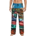 thumbnail image 1 of Naloa Tropical Vacation Essentials Pajama Pants Men, PJ Bottoms, Sleep & Lounge Pants-Large, 1 of 6