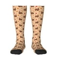 thumbnail image 1 of Naloa Turkey And Autumn Leaves Knee Socks, High Socks Long Stretchy Sock Women Knee High Stocking, Long Socks for Women, 1 of 6