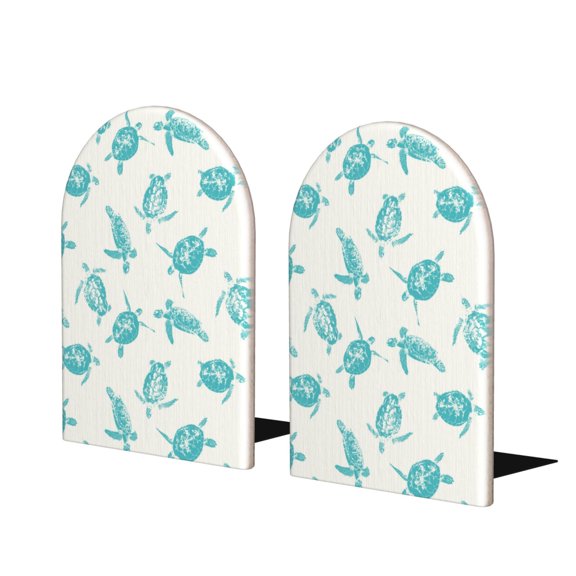 Naloa Turtle 2 Pcs Bookend Large Capacity Office Book Ends for Home Office Library School Study Decoration