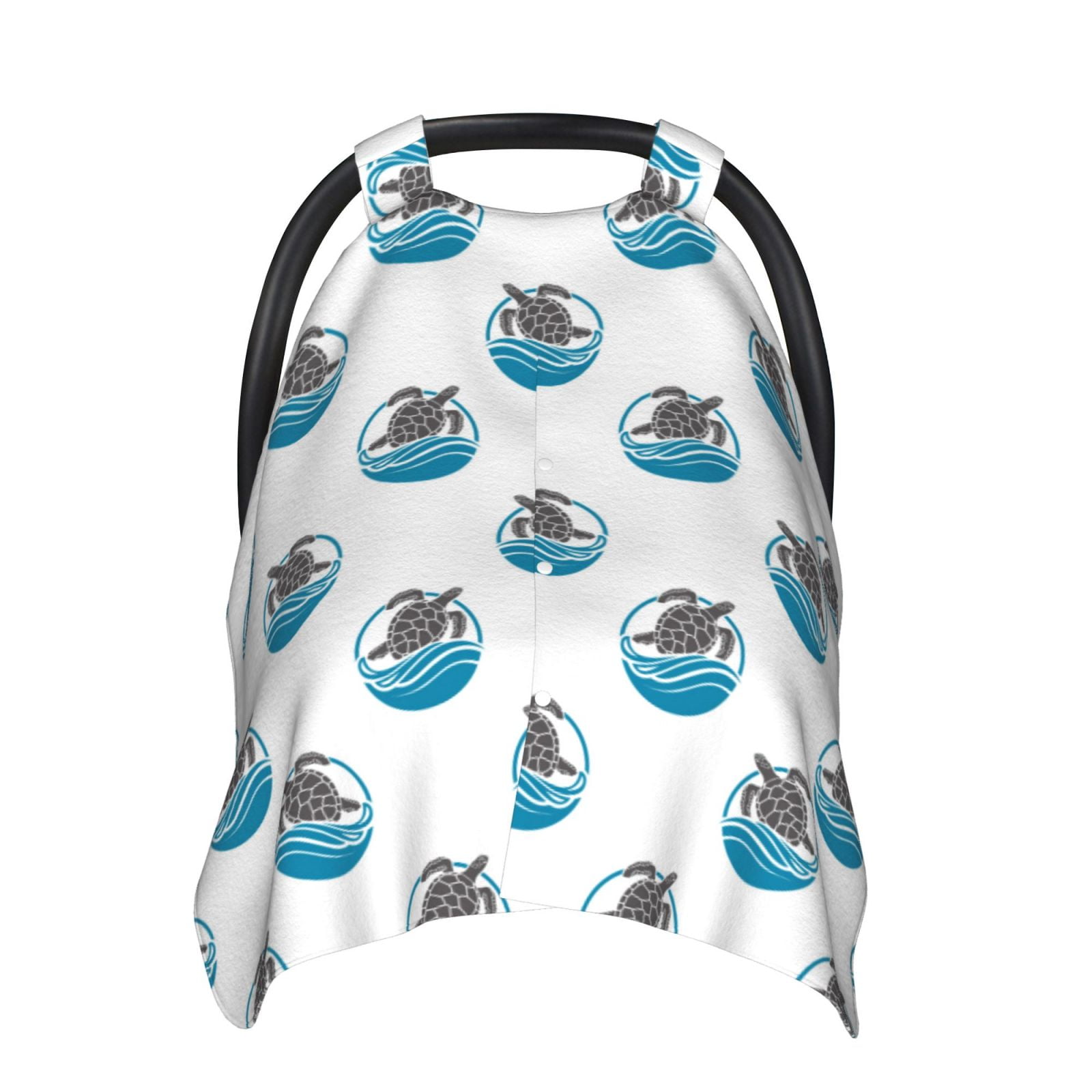 Naloa Turtle Baby Car Seat Cover, Breathable Baby Carrier Cover, Multiuse Baby Carrier Cover & Nursing Breastfeeding Cover