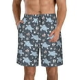 thumbnail image 1 of Naloa Turtle Men's Beach Shorts, Surfing shorts, Swim trunks, Quick Dry Swim Trunks for Surfing Beach Fun - Large, 1 of 9