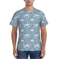 thumbnail image 1 of Naloa Turtle Men's T-Shirt Sport T-shirt Men's Basic Tee Casual Men's Shirt, Round Neck, Short Sleeves - Medium, 1 of 5
