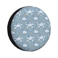 thumbnail image 1 of Naloa Turtle PVC Leather Spare Tire Wheel Cover for Car Truck SUV Camper Trailer Universal Fit many size14 inch, 1 of 6