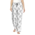 thumbnail image 1 of Naloa Turtle Print Women’s Ultra-Soft Comfy Pajama Lounge Pants with Pockets & Drawstring, 1 of 8