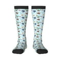 thumbnail image 1 of Naloa Turtle Thigh High Socks Extra Long Stretchy Sock Women Over Knee High Opaque Stocking Daily Wear, 1 of 6