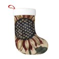 thumbnail image 1 of Naloa USA Sunflower Flag Christmas Stockings Decorations, Xmas Ornaments, DIY Personalized Farmhouse Decor for Home Family Party Tree, 1 of 7