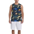 thumbnail image 1 of Naloa Undersea Animals Basketball Jersey Reversible Men's Mesh Athletic Sports Shirts Training Practice S-4XL3X-Large, 1 of 6
