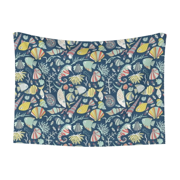 Naloa Underwater Creature Dog Blanket, 3 Sizes Cat Blanket for Indoor Cats Large Medium Small Dog Gifts-Large