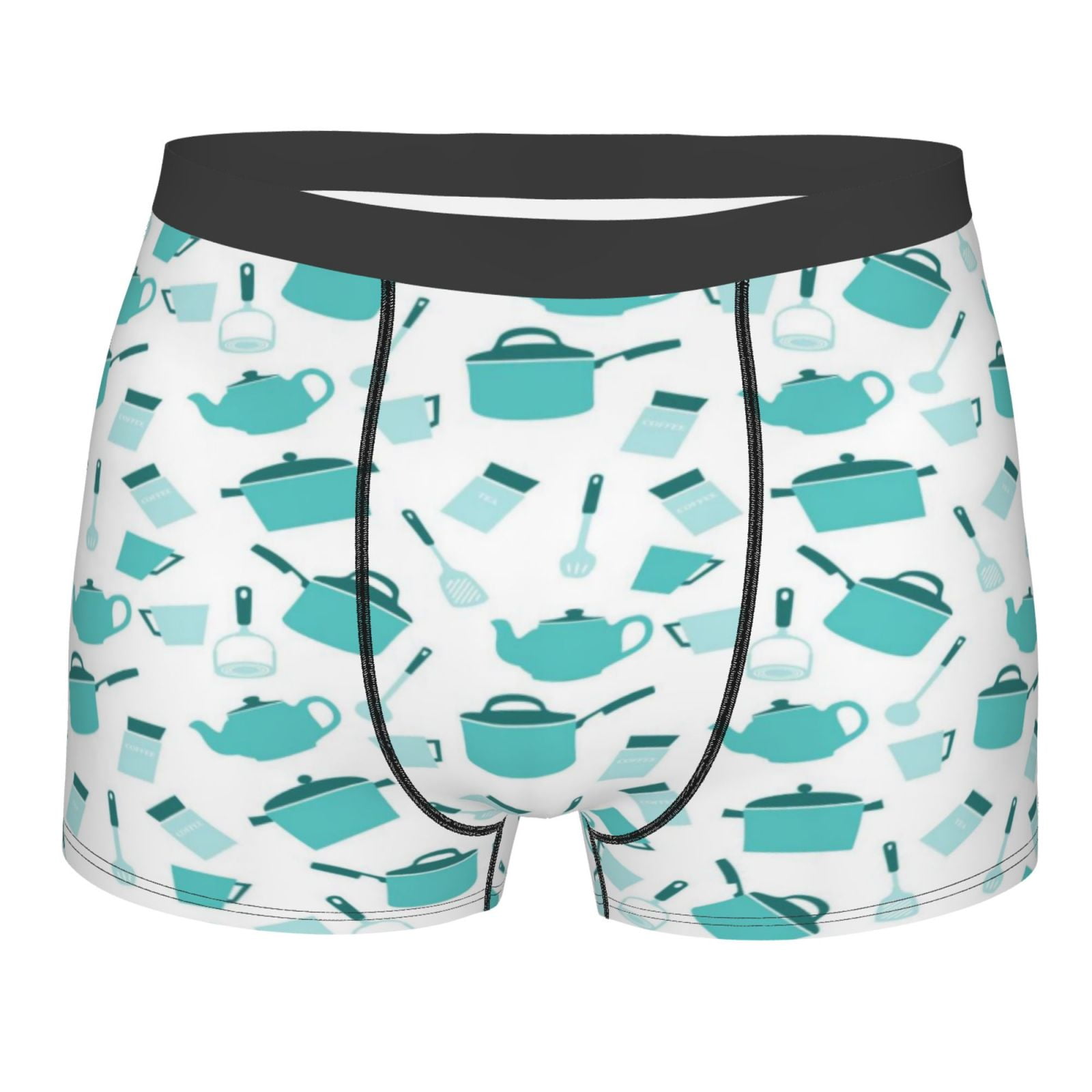 Naloa Utensiles Print Mens Underwear - Boxers for Men, Classic Briefs ...