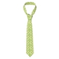 thumbnail image 1 of Naloa Various Lemons Print Solid Color Tie Formal Necktie for Men，Suitable for business, daily life, work, 1 of 1