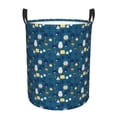 thumbnail image 1 of Naloa Various Lights Large Laundry Basket Waterproof Round Collapsible Storage bin with Handles for Hamper Kids Room,Toy Storage, 1 of 6