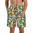 thumbnail image 1 of Naloa Vegan1 Men's Beach Shorts, Surfing shorts, Swim trunks, Quick Dry Swim Trunks for Surfing Beach Fun - Large, 1 of 9