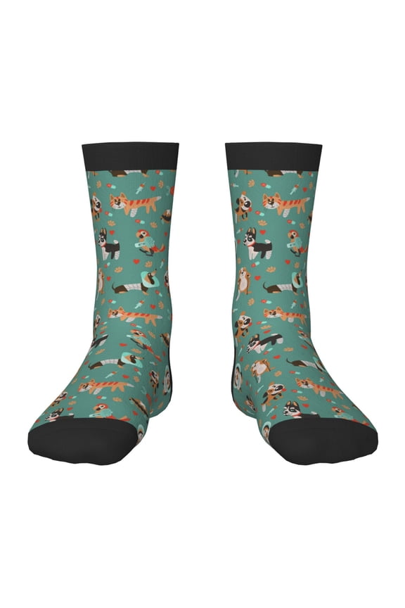 Veterinary Clinics Kids Socks Unisex Kids and Toddlers' Crew Socks, ,1 Pairs