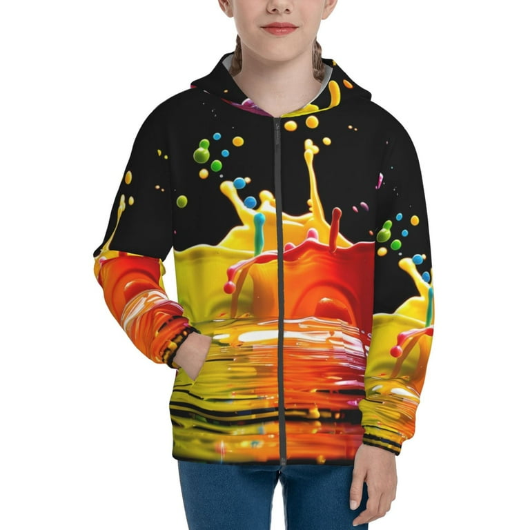 Color splash hoodie 2025