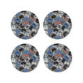thumbnail image 1 of Naloa Video Game Leather Coasters for Drinks, Durable Drink Coasters 4 Set for Tabletop Protection, Luxurious Home Décor and Housewarming Gift ( {designName})Round Shape, 1 of 6
