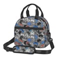 thumbnail image 1 of Naloa Video Game Print Lunch Bag for Women & Men Insulated Lunch Box or Cooler Lunch Tote Bags for Work, Travel, Outdoor, 1 of 5