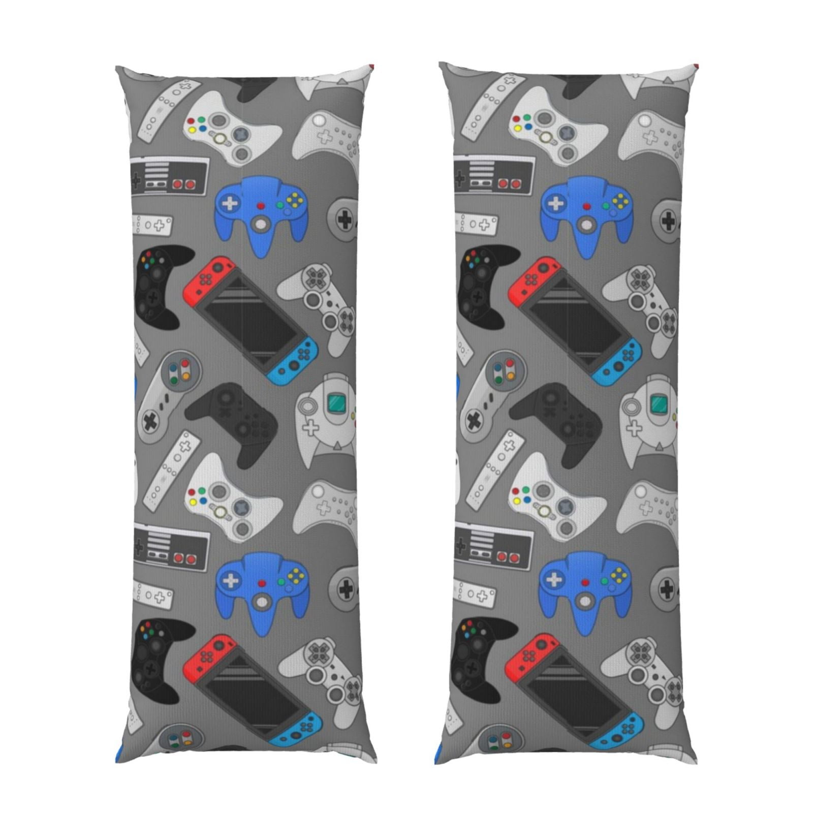 Naloa Video Game Super Soft 20x60 Body Pillow Case,Long Side Hidden Zipper（PILLOWS ARE NOT INCLUDED）
