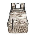 thumbnail image 1 of Naloa Vineyard Landscape 1 Print Lightweight DayBackpack Suitable for school, work, shopping, travel, etc., 1 of 5