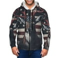 thumbnail image 1 of Naloa Vintage American Deer Men’s Hoodies, Zip up Hoodie, Sweatshirts,Hoodies for Men Sizes S-3XL-XX-Large, 1 of 5