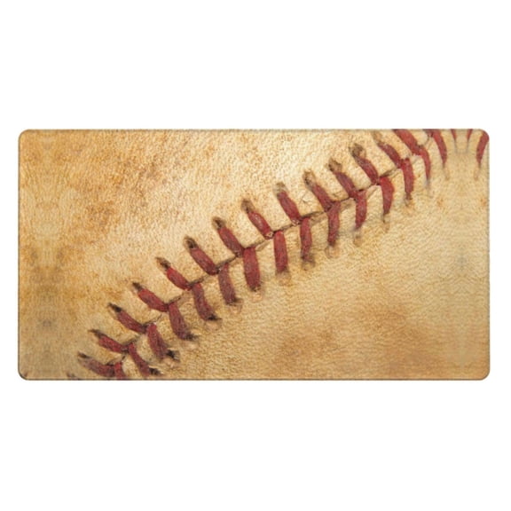 Naloa Vintage Baseball Gaming Mouse Pad Large Mouse Mat Long Extended Desk Pad Non-Slip Rubber Mice Pads Stitched Edges Thin Pad (16x29.5 Inch)