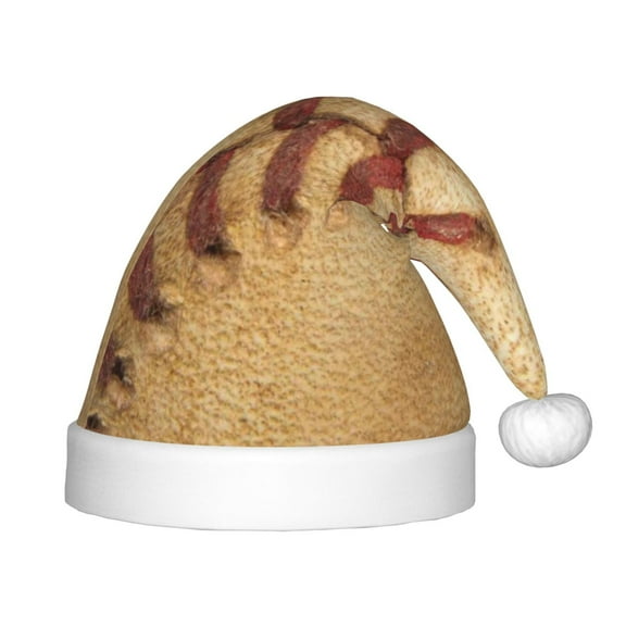 Naloa Vintage Baseball Santa Hat for Kids Baby Christmas Hats,Girls Boys Toddler Plush Xmas Holiday Hat,Luxury Santa Claus Hat