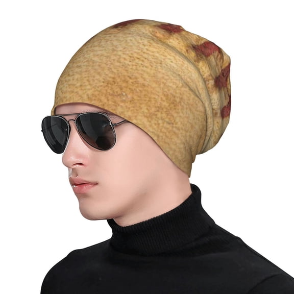 Naloa Vintage Baseball Soft Beanie Hat, Knit Beanie Daily Beanie in Fine Knit for Women Men Winter Travel, Outdoor