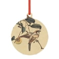 thumbnail image 1 of Naloa Vintage Bird Acrylic Santa Tree Decorations Christmas Hanging Pendant for Christmas Winter New Year Party Hanging Decorations-Round Shape, 1 of 7