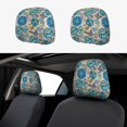 thumbnail image 1 of Naloa Vintage Floral Butterflies Print 2 PCS Car All-Inclusive Headrest Cover,Seat Headrest Cover Headrest Cover Protector for Most Car Models, 1 of 9