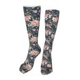 thumbnail image 1 of Naloa Vintage Floral High Stockings Women Thigh High Stockings Over Knee Long Stockings-One Size, 1 of 8