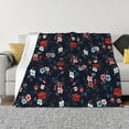thumbnail image 1 of Naloa Vintage Rose Flannel Blankets - Thick and Warm Blanket for Winter, Soft Fuzzy Plush King Blanket for All Seasons60"x50", 1 of 6
