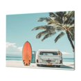 thumbnail image 1 of Naloa Vintage Surf Van Beach Print Canvas Picture,Wall Pictures, Modern Decorative Poster,Art Prints for Bedroom, Toilet, 40 x 30 cm, Built-in Wooden Frame, 1 of 6