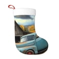 thumbnail image 1 of Naloa Vintage Truck Farm Scene Christmas Stockings Decorations, Xmas Ornaments, DIY Personalized Farmhouse Decor for Home Family Party Tree, 1 of 7