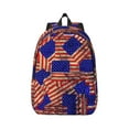 thumbnail image 1 of Naloa Vintage USA Flag Canvas Backpack for Men Women Rucksack Casual Travel Daypack College Tote Satchel Bookbag for Teens-Medium, 1 of 7