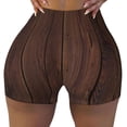 thumbnail image 1 of Naloa Vintage Wood Biker Shorts for Women Seamless Scrunch Short Women’s Yoga Shorts for Gym Running Sport Shorts - X-Large, 1 of 9