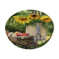 thumbnail image 1 of Naloa Vintage Wooden Bucket Round Bar Stool Cushion Cover 12-14 inch, Fits Kitchen, Office, Restaurant Chairs - 14 inch, 1 of 7