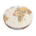 thumbnail image 1 of Naloa Vintage World Map1 Round Bar Stool Cushion Cover 12-14 inch, Fits Kitchen, Office, Restaurant Chairs - 14 inch, 1 of 7